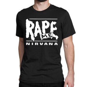 Nirvana Rape Me T-Shirt Vintage Grunge Rock Band Graphic Tee 73